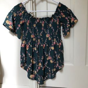 Floral Off-Shoulder top